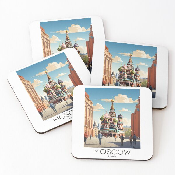 Item preview, A Vintage Travel Illustration of Moscow - Russia designed and sold by GoodOldVintage.