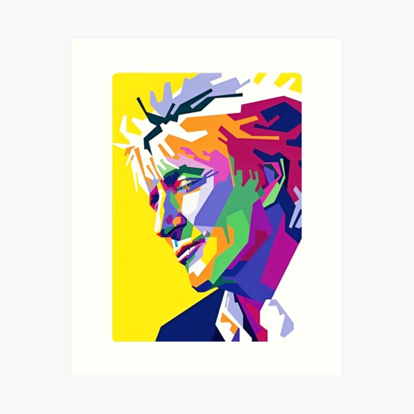 Artikel-Vorschau von Der fantastische, farbenfrohe Rod Stewart, designt und verkauft von HighNoonDraw.