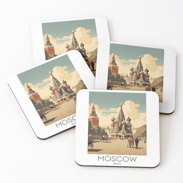 Item preview, A Vintage Travel Illustration of Moscow - Russia designed and sold by GoodOldVintage.