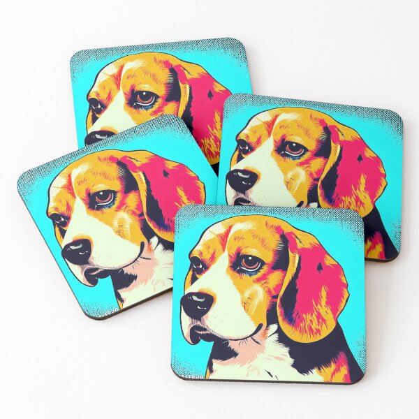 Item preview, Beagle Pop Art designed and sold by FunnehGacha.