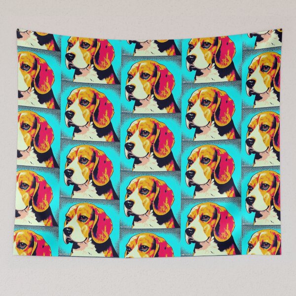 Item preview, Beagle Pop Art designed and sold by FunnehGacha.