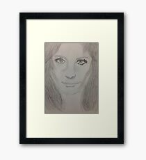 Stana Katic Illustration Framed Print