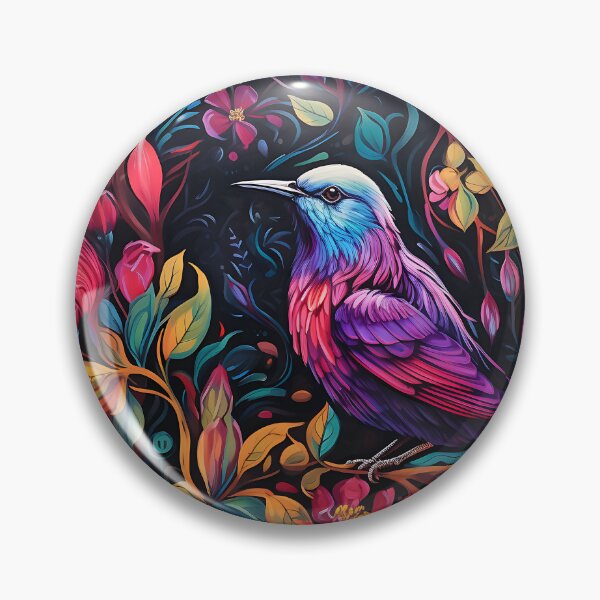 Item preview, a painting with colorful flowers and leaves designed and sold by ArtisimoStudio.