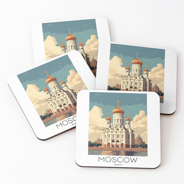 Item preview, A Vintage Travel Illustration of Moscow - Russia designed and sold by GoodOldVintage.