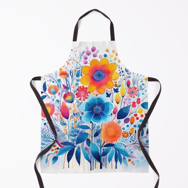 Item preview, a blue flower painting designed and sold by ArtisimoStudio.
