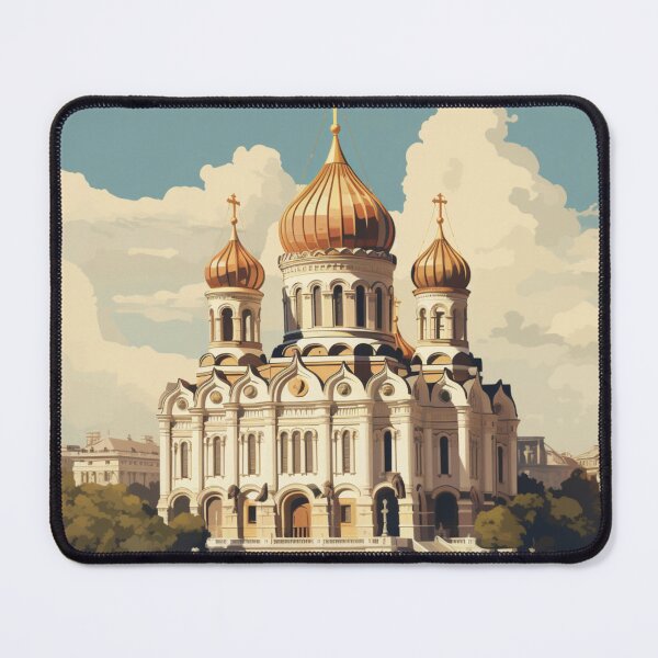 Artikelvorschau, Eine Vintage-Reiseillustration von Moskau - Russland entworfen und verkauft von GoodOldVintage.
