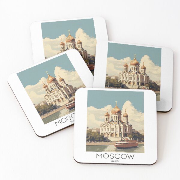 Item preview, A Vintage Travel Illustration of Moscow - Russia designed and sold by GoodOldVintage.