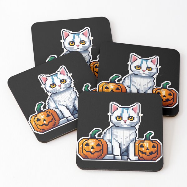 Item preview, Kitty and Pumpkins Halloween designed and sold by bethdaydreamzz.