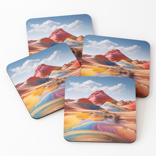 Item preview, Colorfull Desert Sand Landscape designed and sold by LudwikeArts.