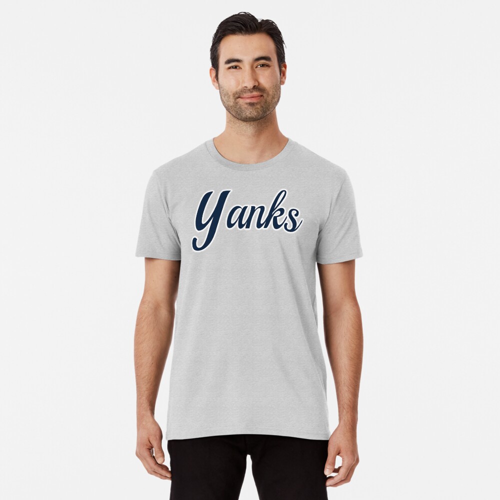 New York Yankees Men's 47 Brand NY Gray Fieldhouse T-Shirt Tee - Large
