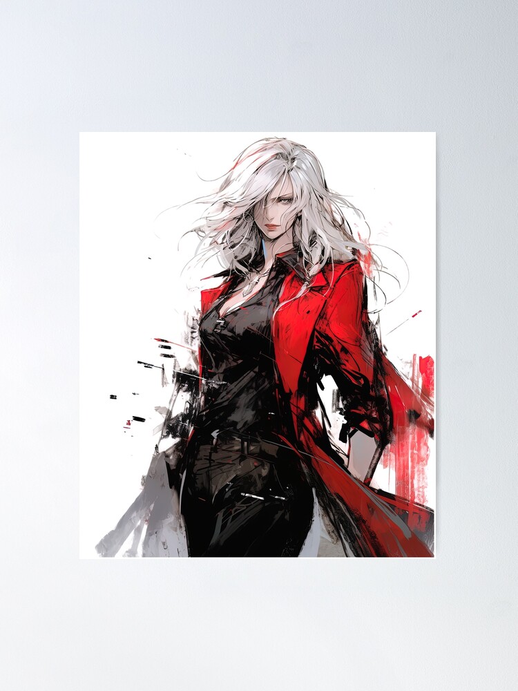 Dante Devil May Cry Anime Manga Wall Poster Scroll