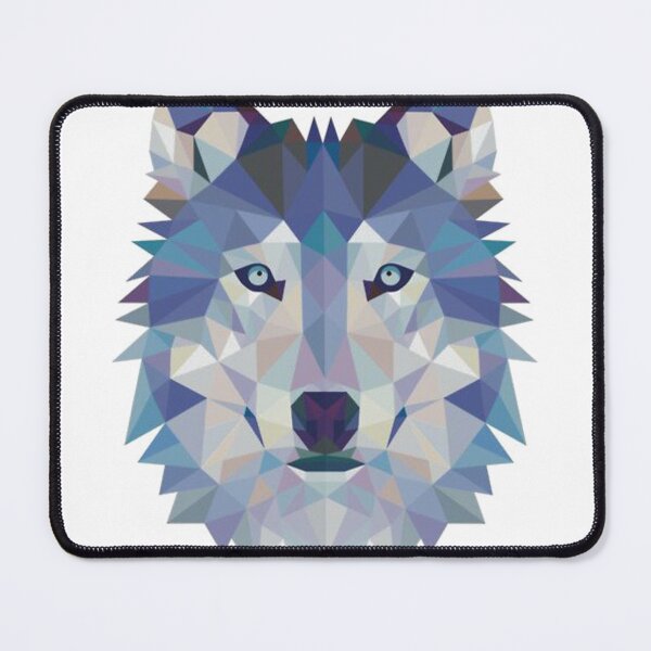 Item preview, Geometric Gray Wolf Avatar - designed and sold by DeesignR.
