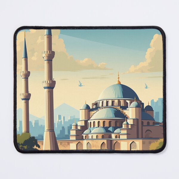 Item preview, A Vintage Travel Illustration of Istanbul - Turkey designed and sold by GoodOldVintage.