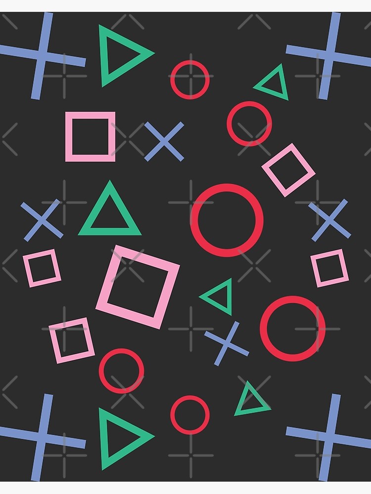 Playstation Button Pattern
