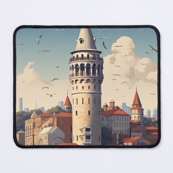 Item preview, A Vintage Travel Illustration of Istanbul - Turkey designed and sold by GoodOldVintage.