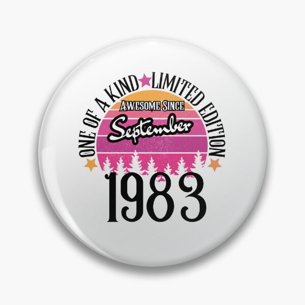 Item preview, one of a kind limited edition Awesome Since September 1983 40th Birthday designed and sold by HandrisKarwa.