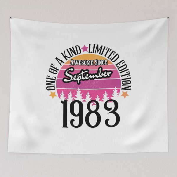 Item preview, one of a kind limited edition Awesome Since September 1983 40th Birthday designed and sold by HandrisKarwa.