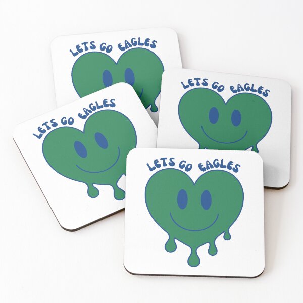 Item preview, Let's Go Eagles Melting Heart designed and sold by OscarAndOphelia.