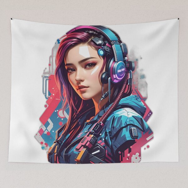 Item preview, cyberpunk girl designed and sold by Kovalakis.