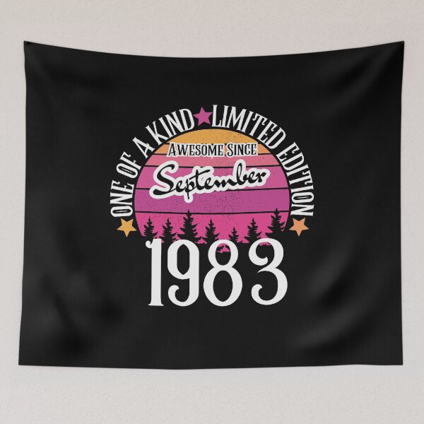 Item preview, one of a kind limited edition Awesome Since September 1983 40th Birthday designed and sold by HandrisKarwa.