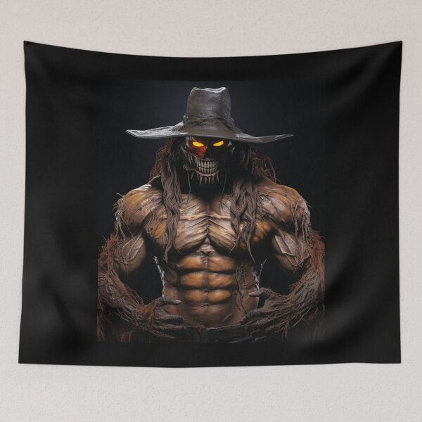 Item preview, Scarecrow Gains: Unearth the Muscles this Halloween designed and sold by JLCableStudio.