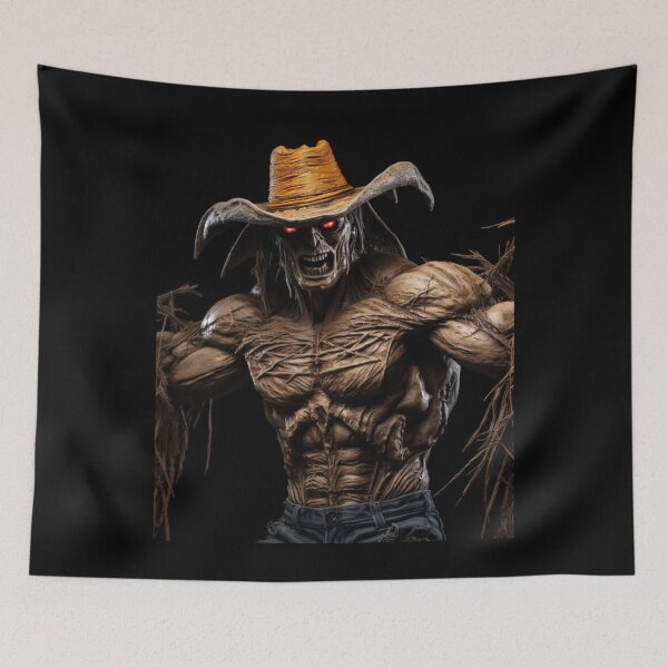 Item preview, Scarecrow Gains: Unearth the Muscles this Halloween designed and sold by JLCableStudio.