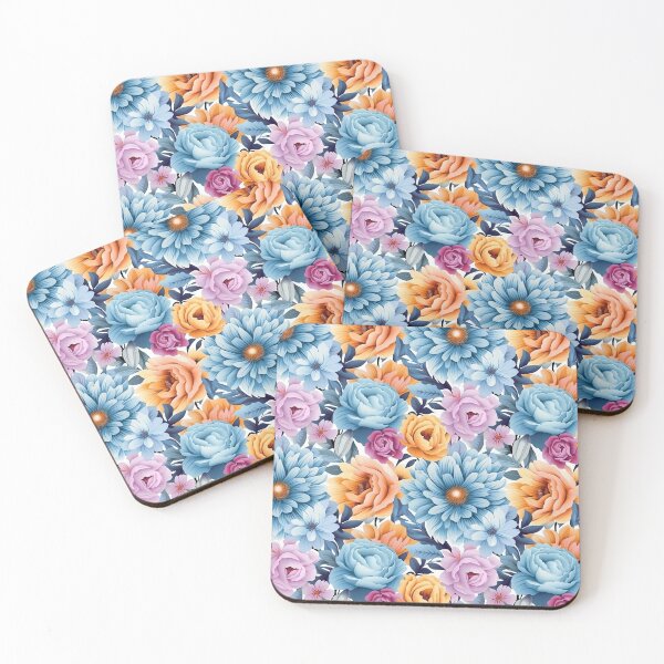 Item preview, Multicolored Flowers designed and sold by EvokeArtisan.