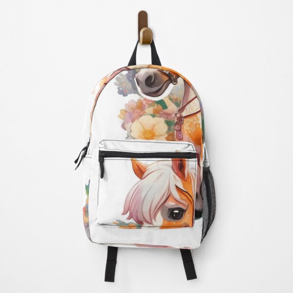 Item preview, Fantasy Falabella Miniature Horse on Colorful Flower Meadow designed and sold by YourNameMatters.