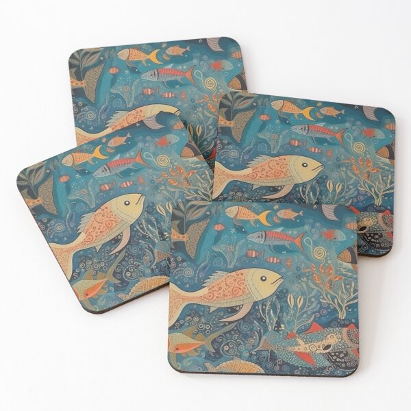 Item preview, Fish Scene designed and sold by ZodiacKat.