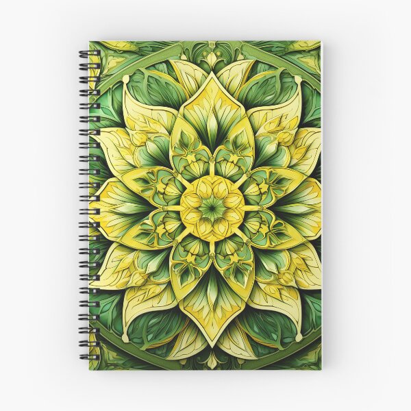 Item preview, Yellow And Green Kaleidoscope designed and sold by Yannick Steyaert.