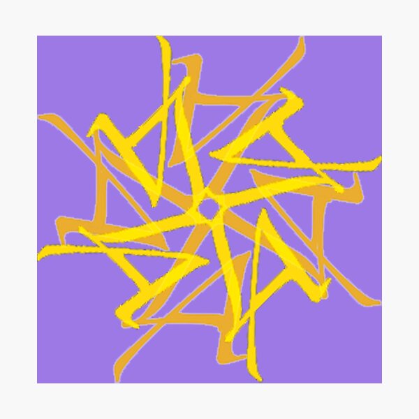 L A Tantra Logo On Lavender Photographic Print