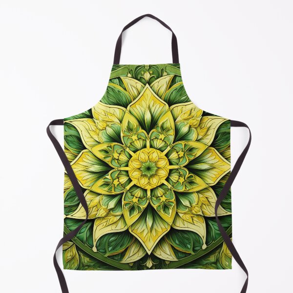 Item preview, Yellow And Green Kaleidoscope designed and sold by Yannick Steyaert.