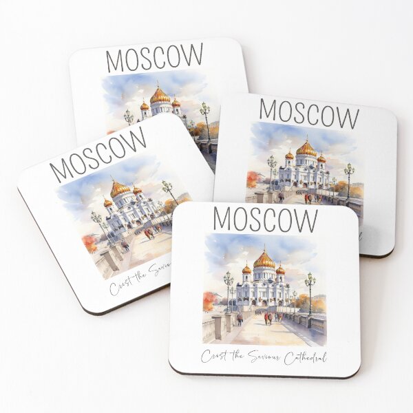 Item preview, A Watercolor Design of the Cathedral of Christ the Saviour - Moscow - Russia designed and sold by Sketch-Shack.