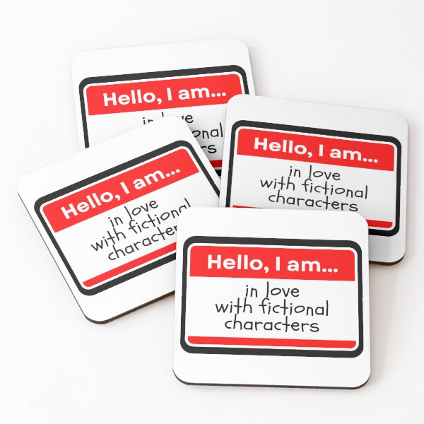 Item preview, Hello, I am in Love with Fictional Characters designed and sold by OscarAndOphelia.