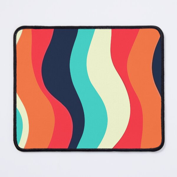 Item preview, Wavy vertical sixties stripes designed and sold by SamJanner.