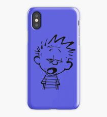 Calvin Want's To Sleep iPhone Case