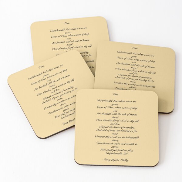 Item preview, Time by Percy Bysshe Shelley poem designed and sold by FireflyStudi0s.