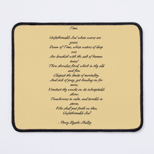 Item preview, Time by Percy Bysshe Shelley poem designed and sold by FireflyStudi0s.