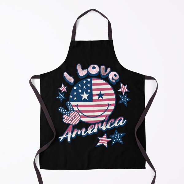 Item preview, Amo América con cara sonriente de EE. UU. designed and sold by TheUSAFantasy.