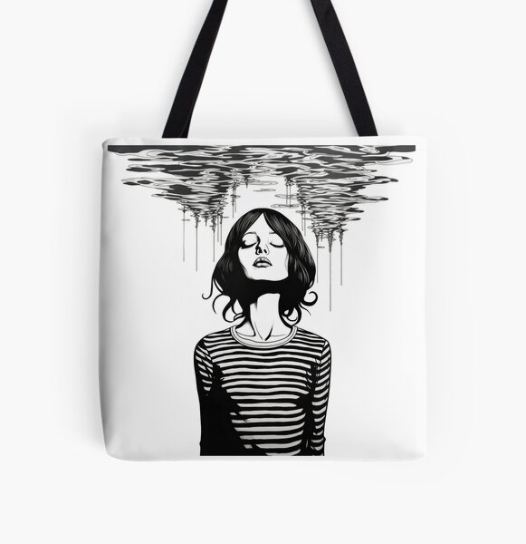 Item preview, Black and white woman designed and sold by Nora Moon.