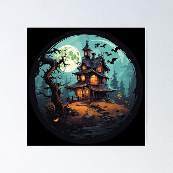 Aperçu de l'œuvre Spooky house créée et vendue par VasaJeBre.