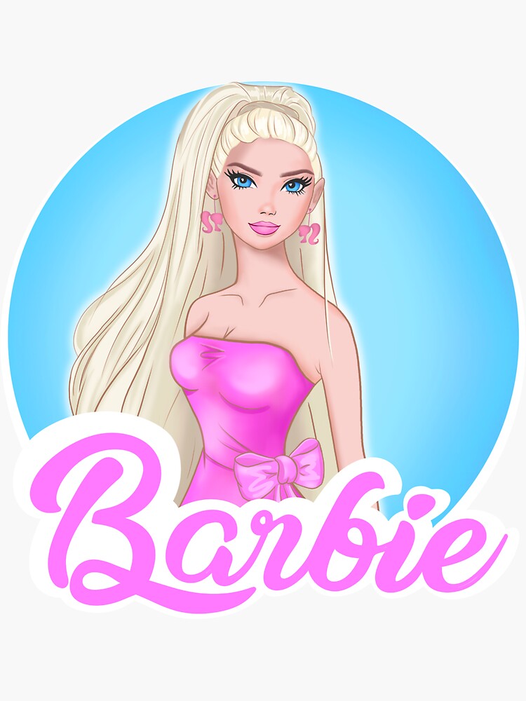 Barbie girl cheap stickers