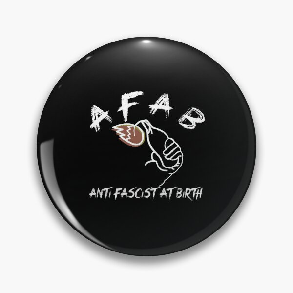 Item preview, Anti fascist at birth designed and sold by remerasnerdas.