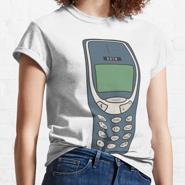 Retro nokia 3310 snake game - classic shirt Classic T-Shirt for Sale by  Carl Craddock