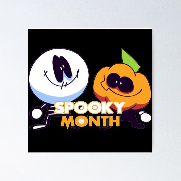 Spooky Month Poster for Sale by TinyPinkShoe