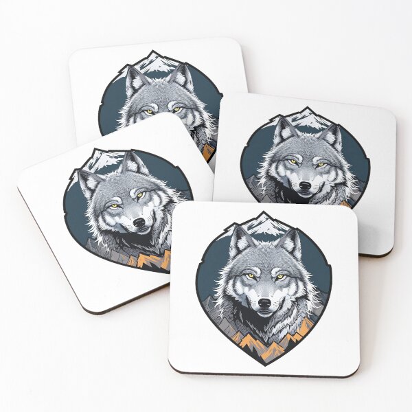 Item preview, Vector Style Wolf Logo designed and sold by NordicBadger.