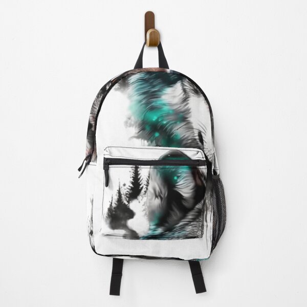 Item preview, Wild Animal Portrait, Mysterious Creature, Wolf Art designed and sold by Terry-Salsa.