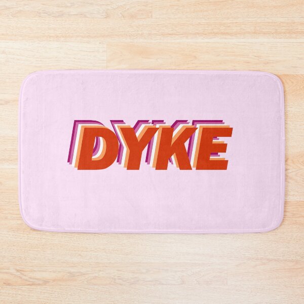 Item preview, Dyke Lesbian Pride Text designed and sold by LavenderMorrow.