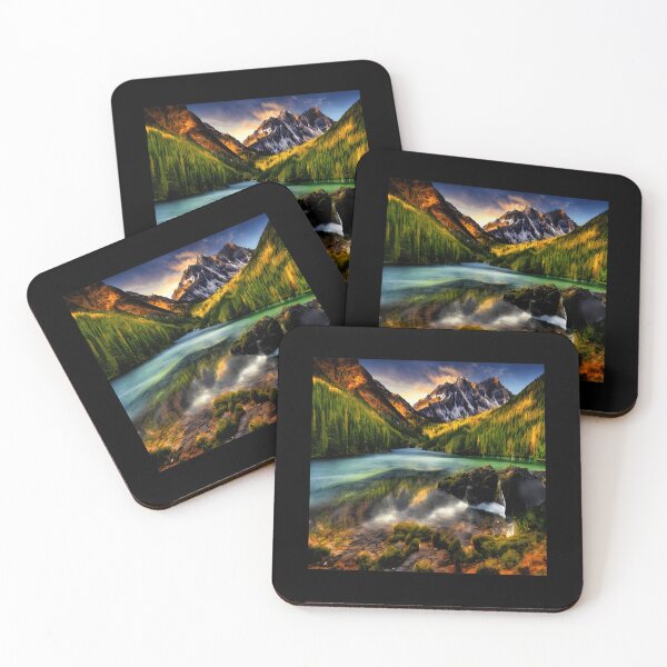 Item preview, Mountain Oasis Lake Reflection Lake Landscape Wall Art 	  	 designed and sold by hneystmrat81.