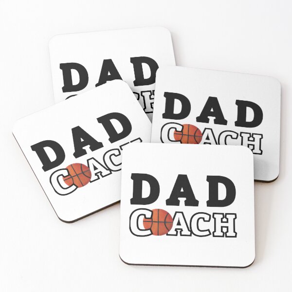 Item preview, Dad Coach Basketball designed and sold by Sports-Stickers.